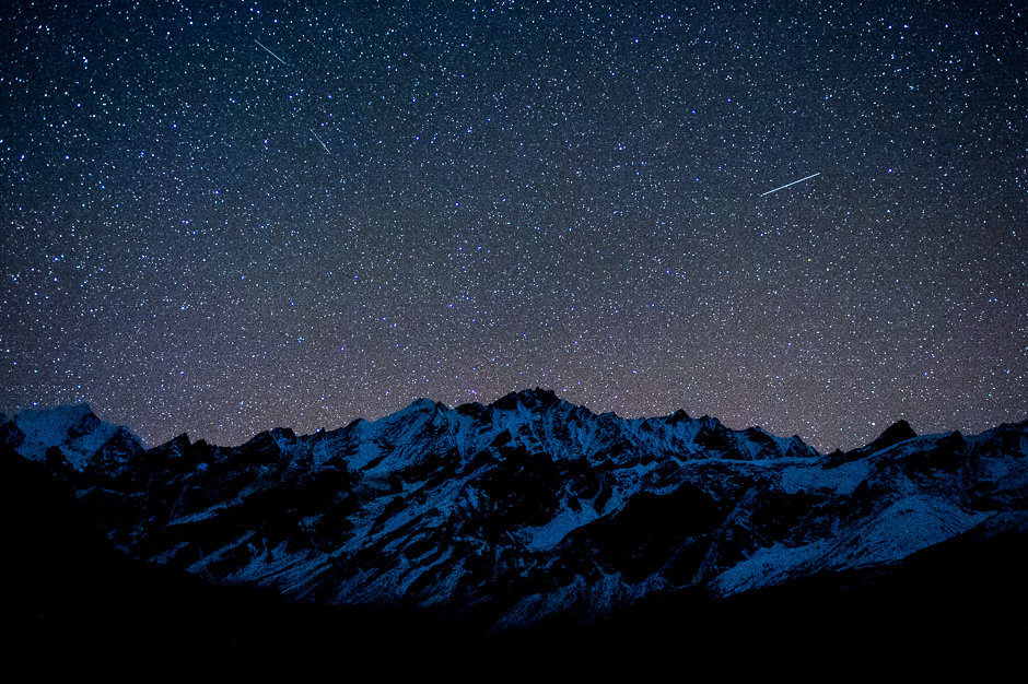 Starry nightsky in Himalaya